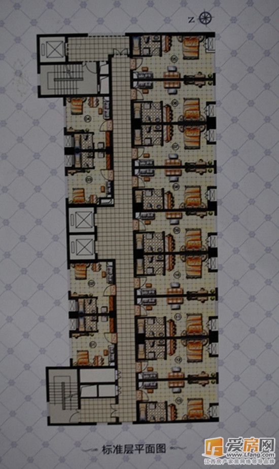城泰凡尔赛宫公寓标准层平面图