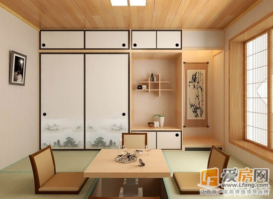 日式风格代表榻榻米 各房间装修案例集