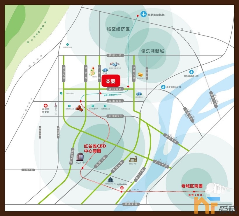 城泰枫华天成区位图