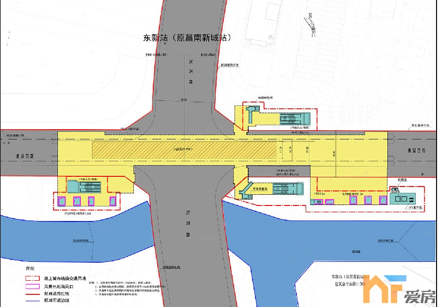 新洪城大市场(原八月湖路站)规划方案公示