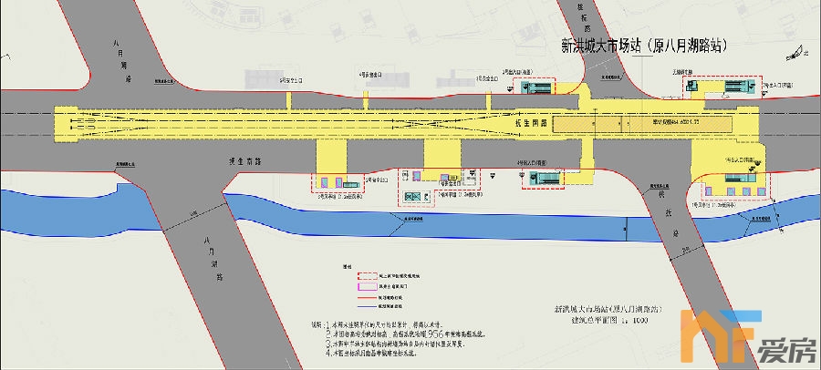 安丰站-东新站区间中间风井(赣江东岸)规划方案公示