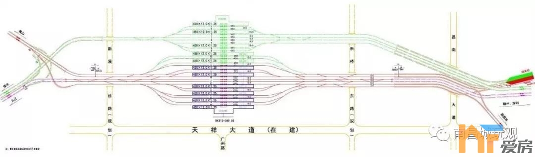 新闻中心 政策·规划 规划 > 正文南昌东站/平面布置示意图 南昌东站