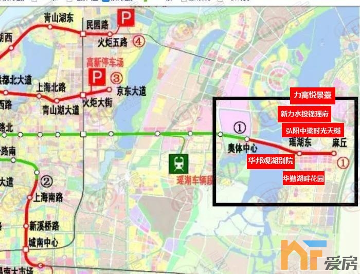 南昌地铁1号线北延,东延 沿线地铁盘!