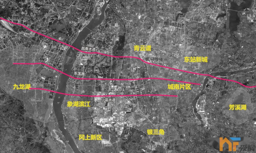 未来的青云谱,城南片区,向塘冈上新区以及芳溪湖还将再次带领南昌向南