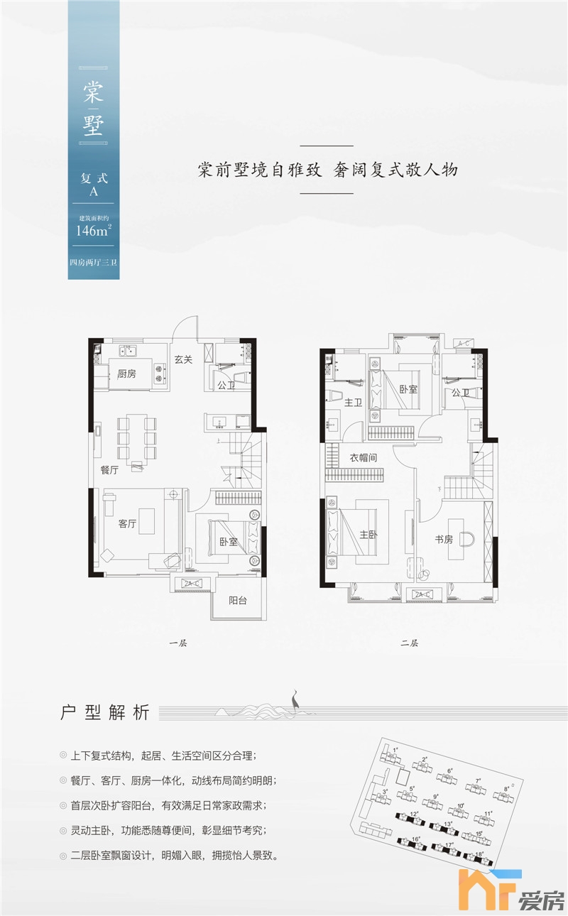 正荣棠悦户型图出炉-手机爱房网