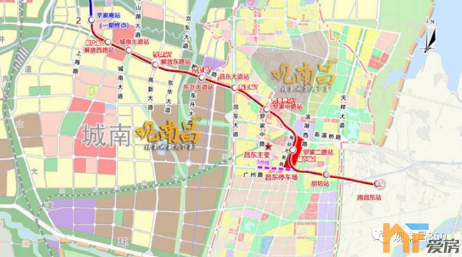 地铁1号线北延，2号线东延站点将更名2.png